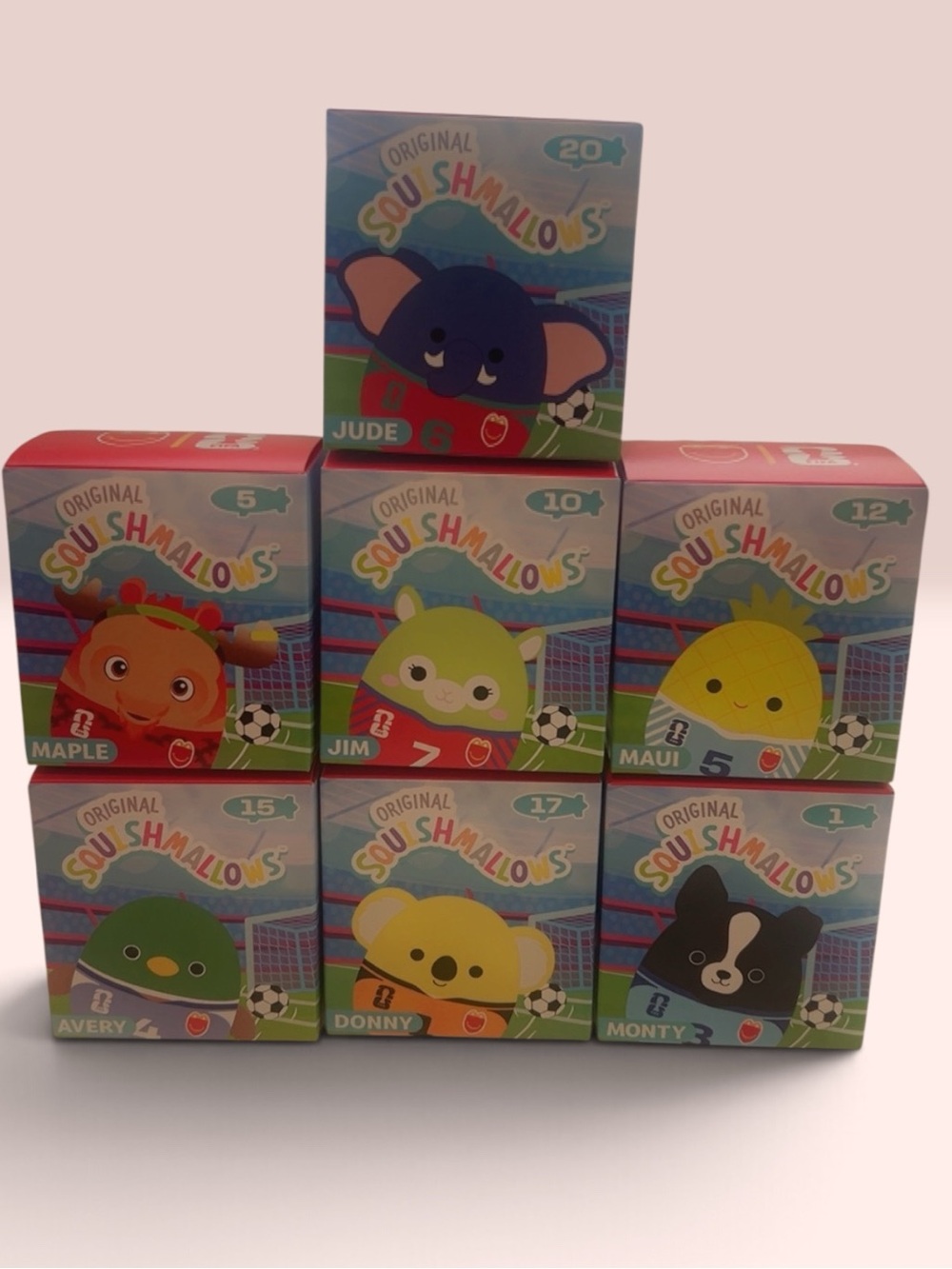 Original FIFA Squishmallows Kids Toy Plush Collectible Set - Mcdonald’s